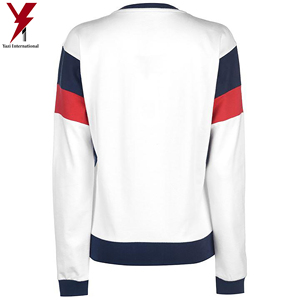 เสื้อสเวตเตอร์คอกลมแขนหลายสีสำหรับผู้ใหญ่,ผ้าปิดปากลายทางสองชั้นระบายอากาศได้ดีหลายสี - Product Image 2