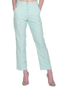 Pantalon plat en toile élégant pour femmes, hiver, 100% soie, design personnalisé, haute qualité, prix bas, exporté du Bangladesh - Product Image 4