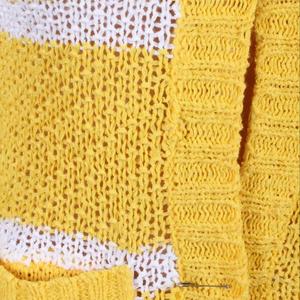 Women's 100% Cotton Intarsia Print Sweater Dress Anti-Pilling Quick Dry V-neck OEM <b>Spring</b> - Product Image 3