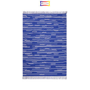 Dernier modèle Tapis de créateur moderne en forme de rectangle 100% coton Tapis de luxe brodé fait main pour chambre en vente - Product Image 1