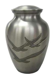 นกพิราบจะกลับบ้านโกศใส่เถ้ากระดูกของผู้ใหญ่ทำจากทองเหลืองโกศมีปีกสำหรับงานศพแบบหรูหราทำจากโลหะโกศดีไซน์หรูหรา - Product Image 5