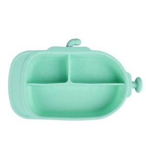 Plaque d'aspiration en Silicone pour bébé, 2 pièces, de plaque de laçage avec Led sans BPA s'adapte à la plupart des plateaux à chaises hautes - Product Image 5