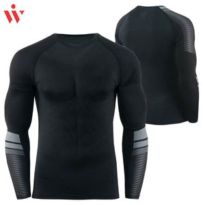 Latest OEM <b>Custom</b> Sublimated Rash Guard for Men Printed with New <b>Design</b> and Logo <b>Compression</b> <b>Shirts</b> - Product Image 6