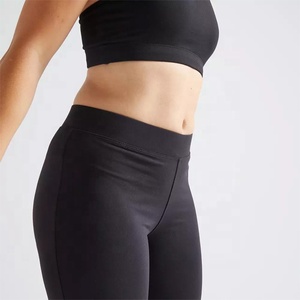 Women's <b>High</b> Waist <b>Knee</b>-Length Yoga Pants Tummy Control Slimming Booty Lift Four-Way Stretch Spandex/Polyester <b>Tights</b> Leggings - Product Image 2