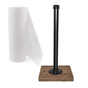 Porte-papier toilette couleur noir fer, qualité supérieure, support mural pour salle de bain et cuisine - Product Image 5