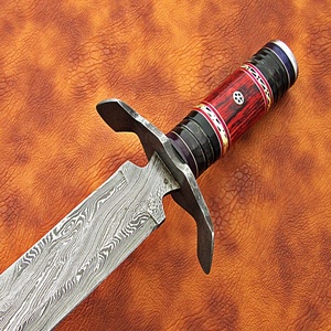 Couteau de chasse artisanal en acier Damas (smk1341) - Product Image 5