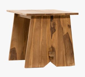 Wood Rectangular Accent <b>Stool</b> Made in India Handmade Commercial Buyers Usage Hotel Room Restaurant Indoor Outdoor Living Room - Product Image 5