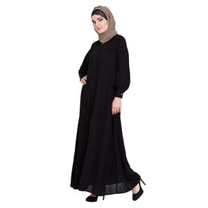 Abaya — robe musulmane légère et personnalisable, ensemble de deux robes maxi, mode, tendance - Product Image 3