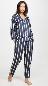 Ensemble de pyjama long en coton pour femmes grande taille, design tendance, doux et naturel, pour un sommeil sexy - Product Image 4