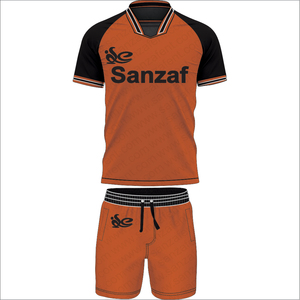 Sanzaf ชุดยูนิฟอร์มฟุตบอลของบริษัทในองค์กรเสื้อวอร์มสำหรับผู้ใหญ่ของเด็กผ้าทอปักลาย - Product Image 3