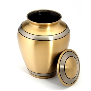 Urna de Metal para adultos, urna de Metal de latón para cremación, urna funeraria - Product Image 2