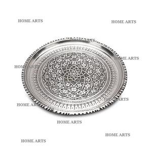 Vajilla de diseño en relieve Show Plate Aluminio de calidad superior debajo de las placas para uso en restaurantes y hoteles - Product Image 1