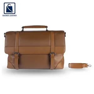 Best Deal on Excellent Quality Leather Material Made Men Laptop Briefcase Bags at Low Market Price