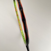 Raquette de badminton professionnelle LIBOTAI Master Series TI WIRE 10 2024, entièrement en carbone graphite titane, ultra légère, haute tension, avec grip en PU.