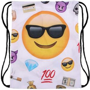 Sac en mousseline de coton imprimé personnalisé, petite toile, à cordon, pour la gymnastique, avec LOGO personnalisé, unités - Product Image 2