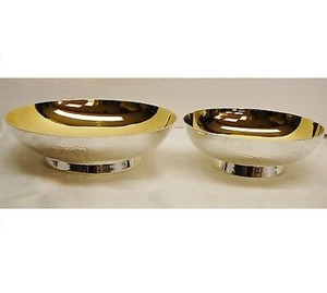 Mejor calidad de cerámica conjunto de 2 piezas para utensilios de cocina la comida de Hotel y frutas tazón de decoración de diseño moderno de metal ensalada de - Product Image 4