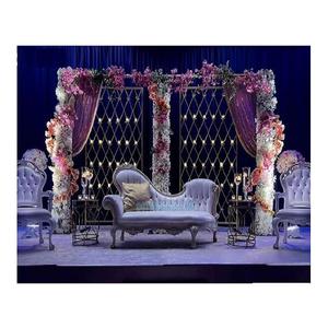 Candelabro de pared elegante para escenario de boda, accesorio de pared con estilo, para recepción, brillante - Product Image 1