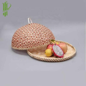 Plateau de rangement en osier pour fruits, pour fruits, respectueux de l'environnement, en bambou, vente en gros - Product Image 3