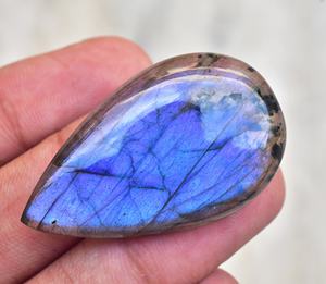 Top Qualité Naturel En Gros Lâche Pierres Précieuses Cabochon Violet Labradorite - Product Image 2