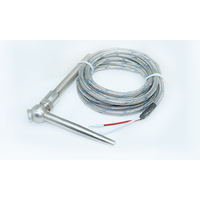 Haute qualité personnalisé 12mm RTD thermistance capteur qualité composants électroniques personnalisé fil sonde capteur de température PT100