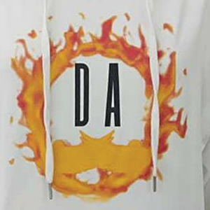 Sweat à Capuche Graphique Décontracté pour Homme à Manches Longues Vêtements d'Automne/Hiver du Bangladesh Motif Imprimé Teint Uni - Product Image 2