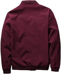 Veste bomber d'hiver pour homme sur mesure en gros, toile de haute qualité, imperméable, réversible, avec logo personnalisé, nouveau design, vente chaude - Product Image 4