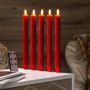 Trong Nhà Trang Trí Nội Thất Lễ Hội Điện Cao Từ Xa Nhảy Múa Di Chuyển Bấc Ngọn Lửa Bất Paraffin Sáp Dính Dài Trụ Cột Que LED Nến - Product Image 4