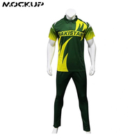 Uniforme de Cricket Personalizado, Conjunto de Camiseta de Cricket Sublimada, Uniforme de Equipo Masculino, Pantalones Blancos, Ropa Deportiva, Fabricante OEM