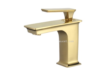 <span class=keywords><strong>Brass</strong></span> Vàng Mixer Vòi Vòi Đơn Xử Lý Phòng Tắm Bồn Rửa Vòi Đơn Lỗ Phòng Tắm Lưu Vực Vòi - Product Image 3
