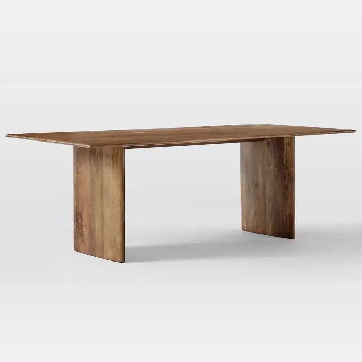 Patas de madera para mesa de comedor, patas de Panel de madera de Mango sólido, diseño tradicional de nueva marca, venta al por mayor