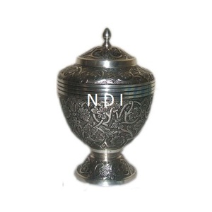 Brass Cremation Urns <b>for</b> Funeral Supplies <b>Ashes</b> Urns Hot Sale <b>Keepsake</b> Cremation Urns <b>for</b> <b>Ashes</b> Antique Bronze Finishing - Product Image 1