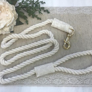Dog <b>Leash</b> Ivory Rope <b>Leash</b> - Product Image 1
