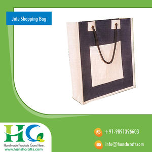 Sac fourre-tout réutilisable écologique en toile de jute, lin et coton Sac à provisions pliable avec logo personnalisé et imprimé pour supermarché - Product Image 5