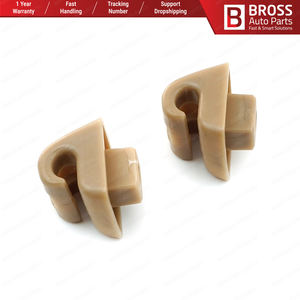BSR503 2 pièces Clips de réparation de fixation de pare-soleil de voiture, couleur beige - Product Image 3