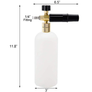 Pistola de espuma para nieve, lanzador de espuma con punta de boquilla de arandela <span class=keywords><strong>a</strong></span> presión - Product Image 3