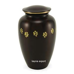 European Style Metal Adult <b>Urn</b> for Cats <b>Dogs</b> Expensive Pet Memorial with Latest Design for Funeral Use Wholesale Bulk Orders - Product Image 1
