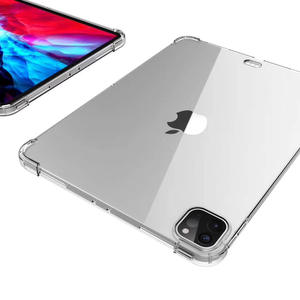Funda para <span class=keywords><strong>iPad</strong></span> <span class=keywords><strong>Pro</strong></span> <span class=keywords><strong>12</strong></span>,9 "<span class=keywords><strong>2020</strong></span> a prueba de golpes cuatro esquinas resistente a caídas Flexible suave transparente TPU Carcasa protectora - Product Image 3