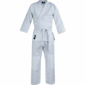Alta calidad 100% algodón adulto Gi Karate uniforme duradero transpirable sarga textil cómodo artes marciales desgaste Premium personalizado - Product Image 3
