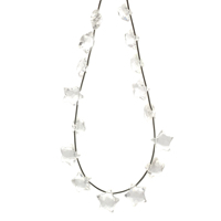 Quartz cristallin blanc et transparent, 10 à 11 mm, forme étoile facettée, 16 perles en fil pour la fabrication de bijoux