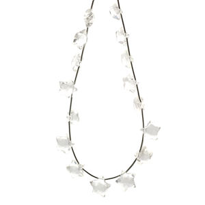 Cristal de cuarzo de 10 a 11 MM, forma de estrella facetada, hilo de 16 cuentas - Product Image 2