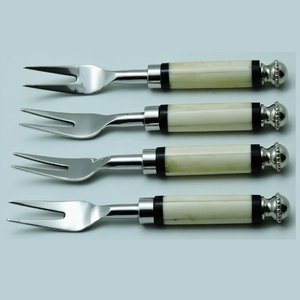 Best Manufacturer Design Stainless Steel & Black Resin with High Quality Polished Flatware Type Fork Set of 4 - Product Image 3