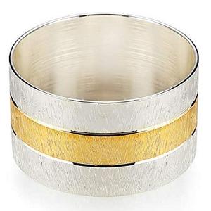 DINNER PARTY WEDDING HIGH QUALITY HOME DECORATION ALUMINIUM BASSIC NAPKIN RINGS FANCY NAPKIN RINGS - Product Image 3