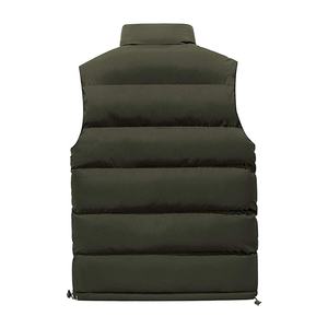 Chaqueta Acolchada Impermeable de Invierno para Hombre, de Alta Calidad, con Capucha, Bordada, Cuello Alto, Sin Mangas, Informal, para Trabajo - Product Image 2