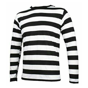 Custom Casual Knitted Cotton Breathable Anti-Wrinkle Plus Size Front Blank Round Neck Long Sleeve T-Shirt - Product Image 3