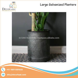 Macetas de metal hechas a mano de diseño, forma personalizada para uso en jardín al aire libre, piso de la mejor calidad al por mayor - Product Image 3