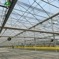 Système de refroidissement par privation de lumière solaire passif à faible coût Serres à tomates multi-spans