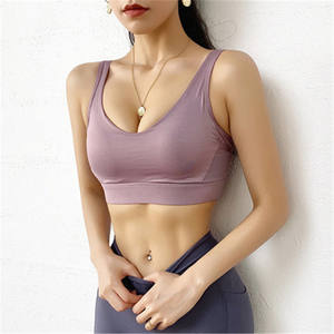 Meilleure vente de soutien-gorge de sport sans couture pour femmes avec logo personnalisé pour femmes/soutien-gorge de sport à prix raisonnable - Product Image 4