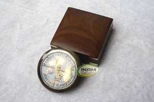 Caja de brújula Náutica de madera shisham, calidad extrema, con brújula de latón - Product Image 2