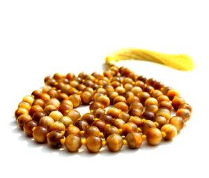 Collar Mala Anudado con Cuentas de Ojo de Tigre Unisex, Piedra de Cristal Curativa Natural para Yoga, Regalo Perfecto para Hombre y Mujer, 108 - Product Image 2