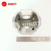 TAIWAN SUNITY Pasador de Pistón de Acero de Excelente Calidad 4LA OEM 119181-22081 para Motor Diésel Marino Yanmar 4LH, Piezas ISO9001 Plateadas